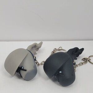 Michael Lau Lamdog Prototype Vinyl Figure Set Of 2 on chains